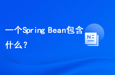 一個Spring Bean包含什么？